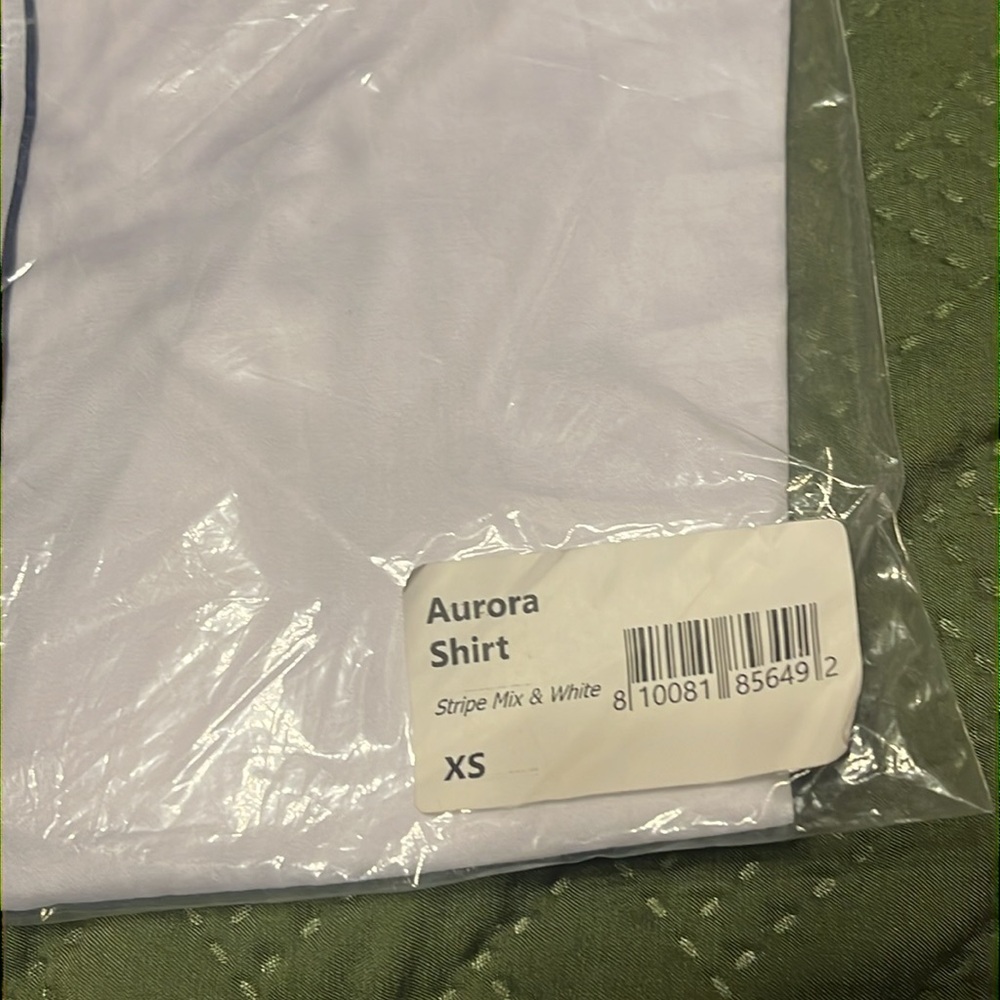 NWT $199 Harshman Aurora Stripe Button-down Size XS  cotton - Picture 7 of 8